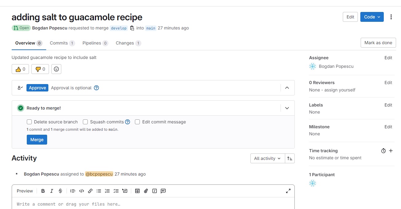 Merge Request Lifecycle