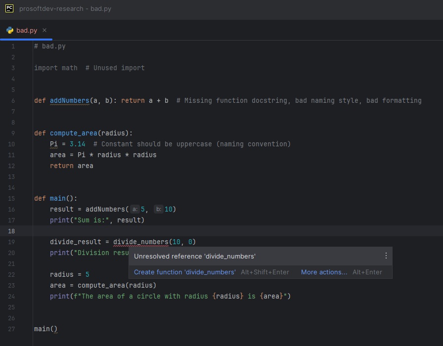 Running Pytest from PyCharm